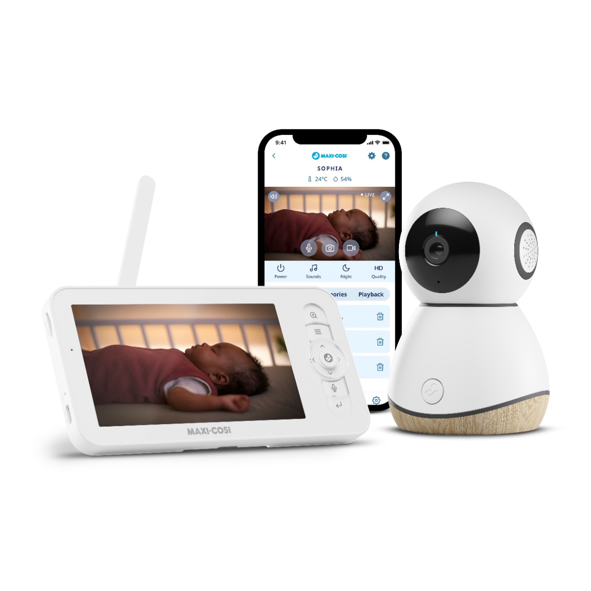 Maxi-Cosi bērnu uzraudzības video monitors See Pro