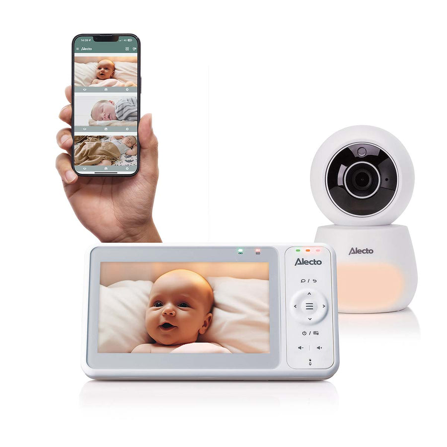 Alecto DVM2060 HD video bērnu uzraudzības monitors ar kameru