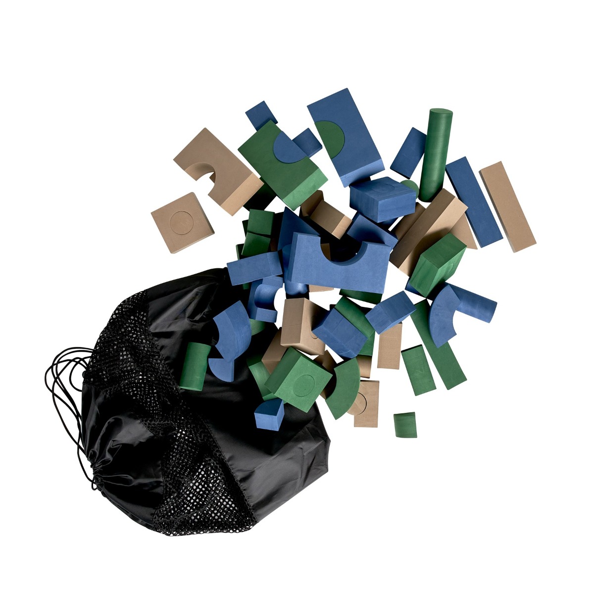 BabyDan mīkstie rotaļu kluči 75 gab.