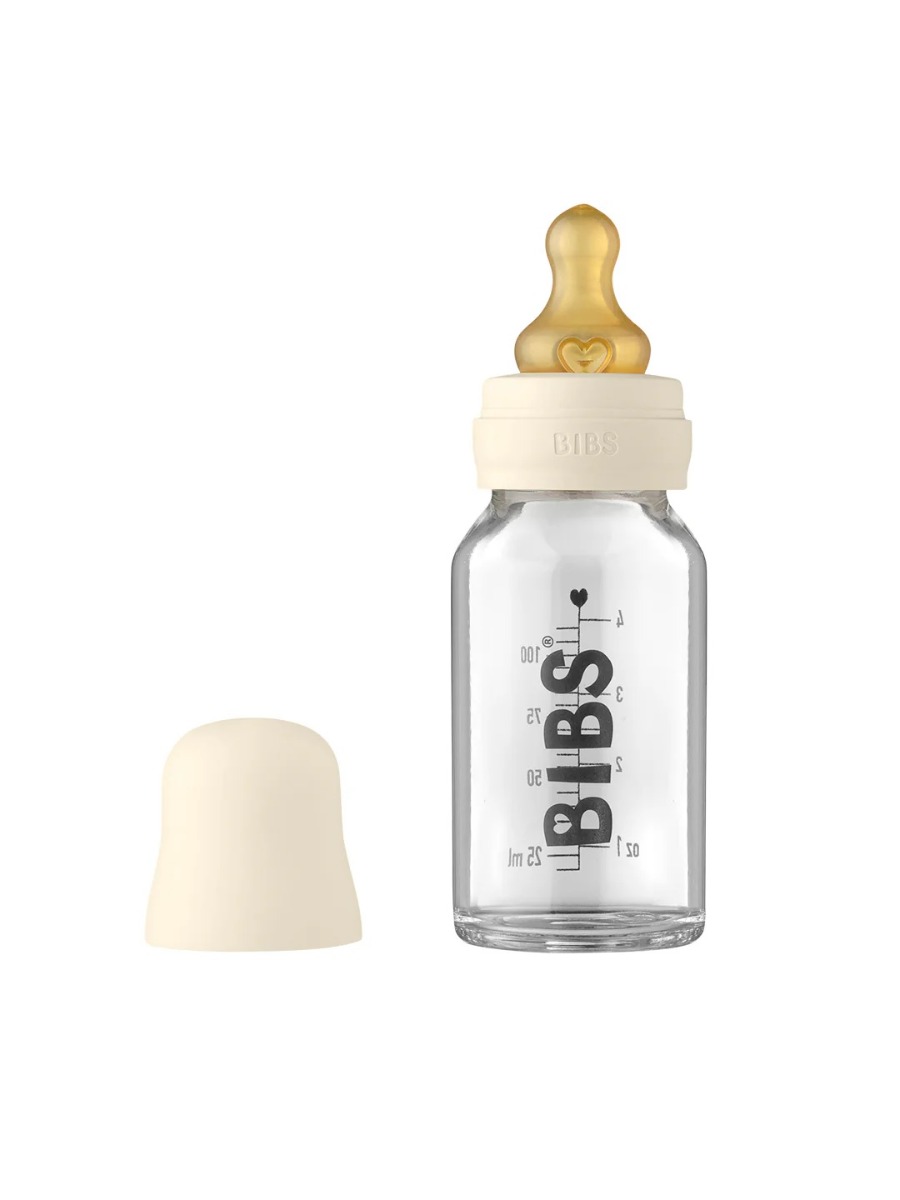 Bibs stikla barošanas pudele 110ml