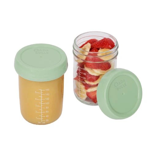 Badabulle stikla pārtikas uzglabāšanas trauciņi 2gab 220ml