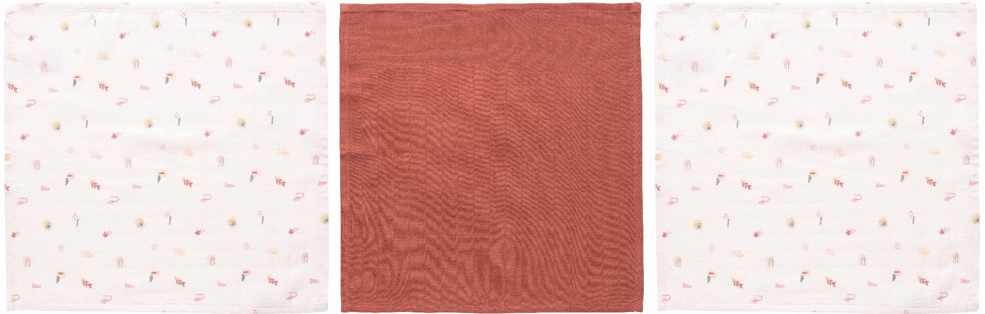 Luma muslīna auduma lupatiņa 32 x 32 cm