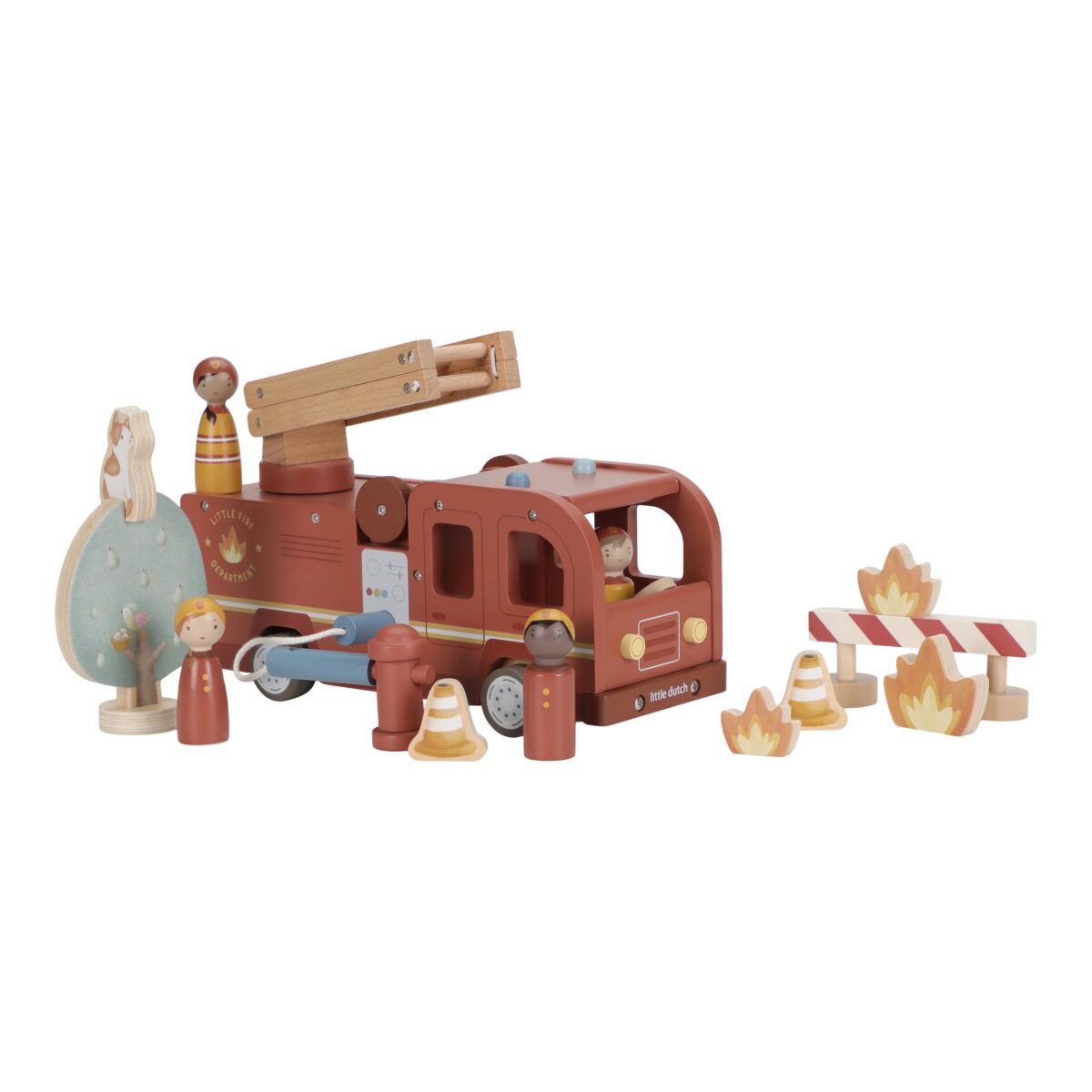 Little Dutch tuletõrjeauto komplekt FSC