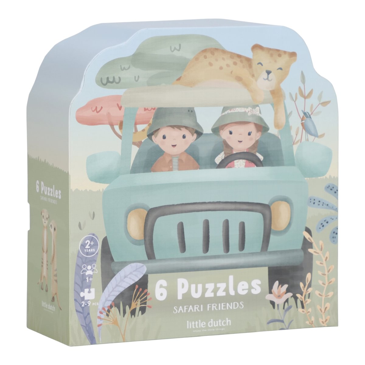 Little Dutch 6 puzļu komplekts Safari Friends