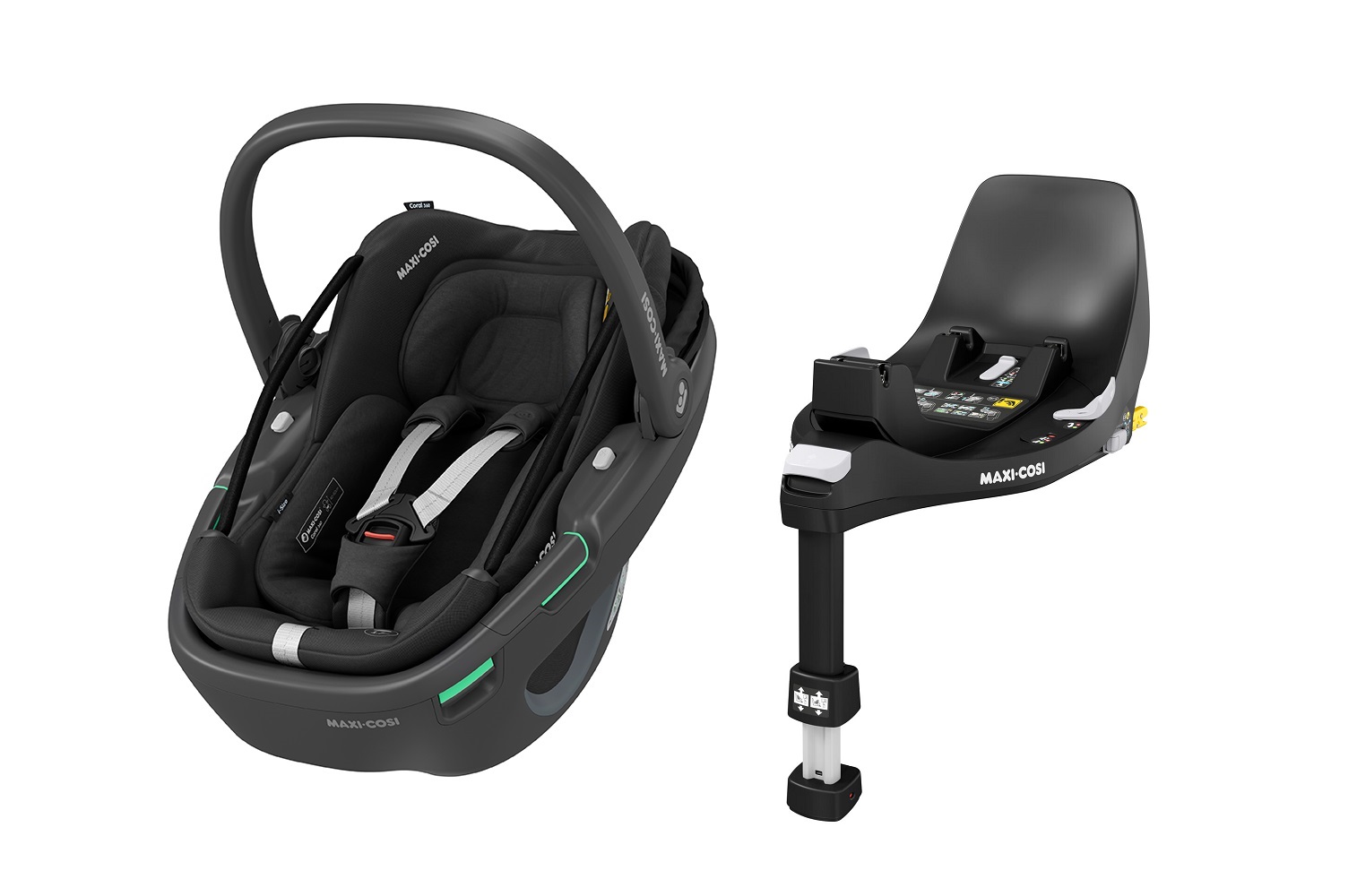Maxi-Cosi Coral 360 autokrēsliņš + FamilyFix 360 bāze