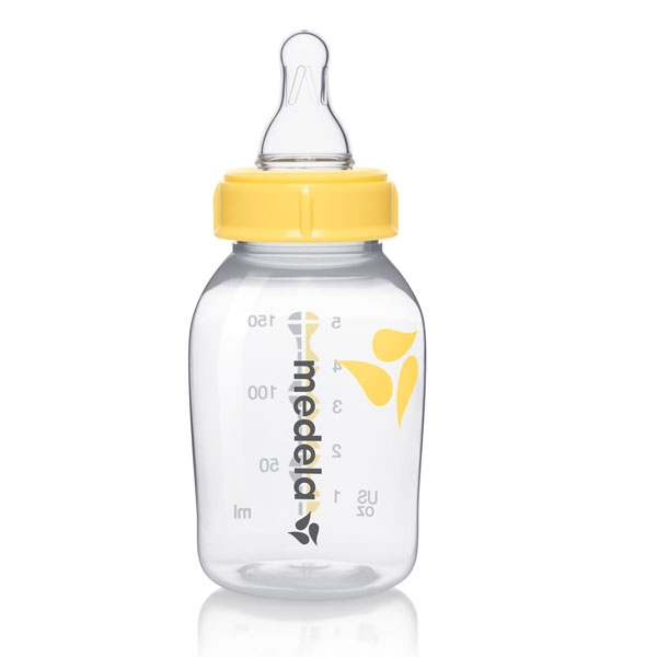 Medela piena pudele 150ml + S knupītis