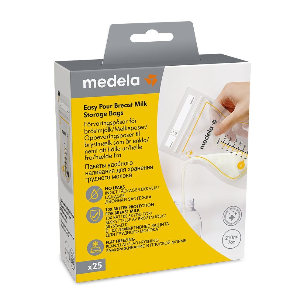 Medela mātes piena uzglabāšanas maisiņi 180 ml