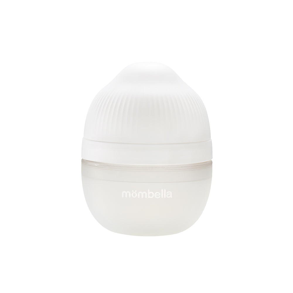 Mombella pretkoliku silikona barošanas pudelīte Ivory, 120 ml