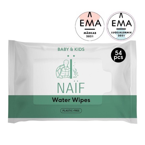 NAIF mitrās salvetes 54 gab