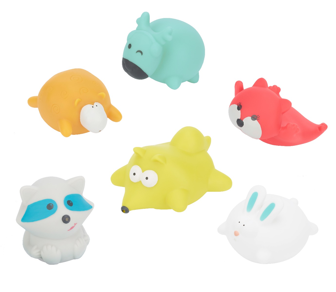 Badabulle rotaļlietas vannai Splash Mountain 6 gab.