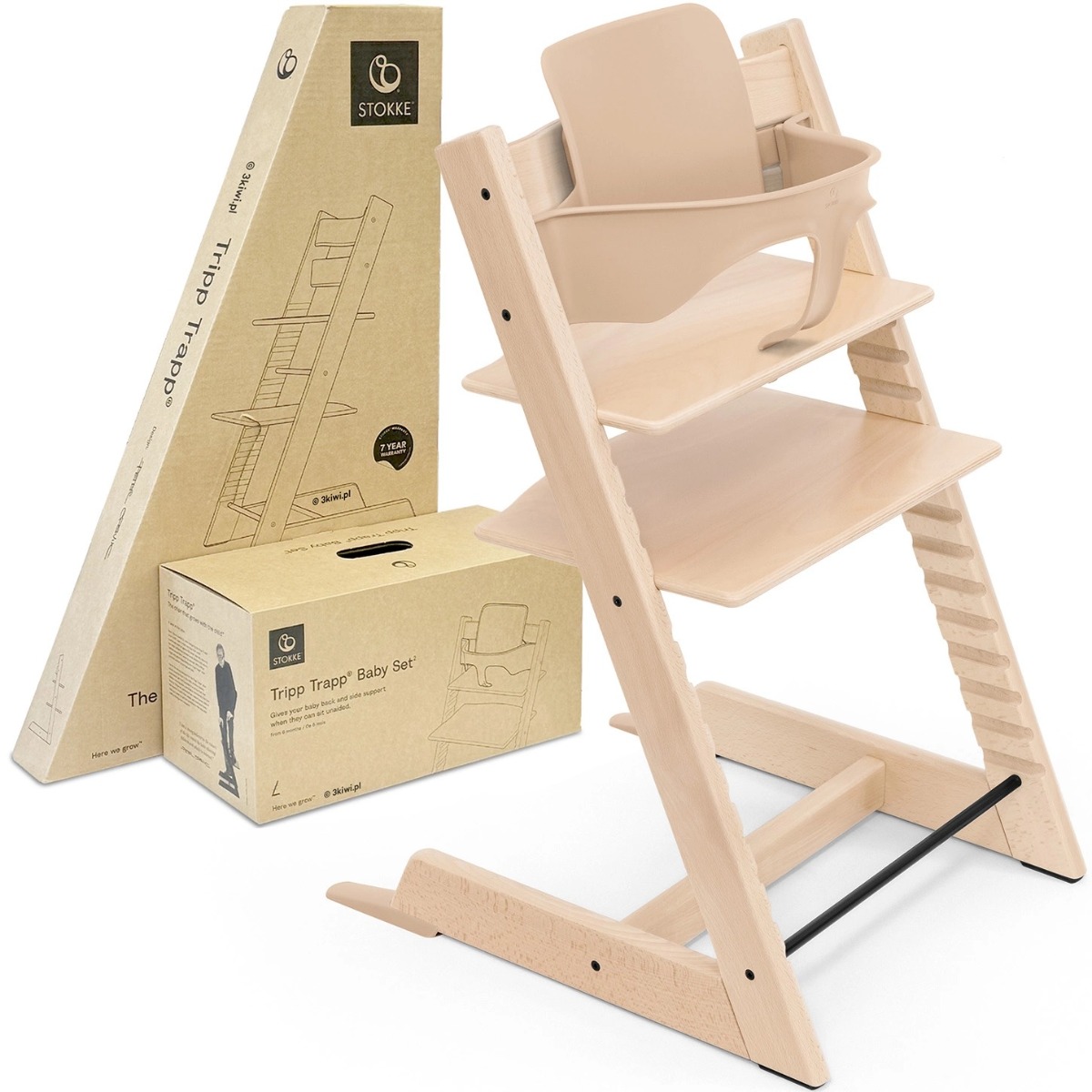 Stokke Tripp Trapp 2 in1 barošanas krēsla komplekts