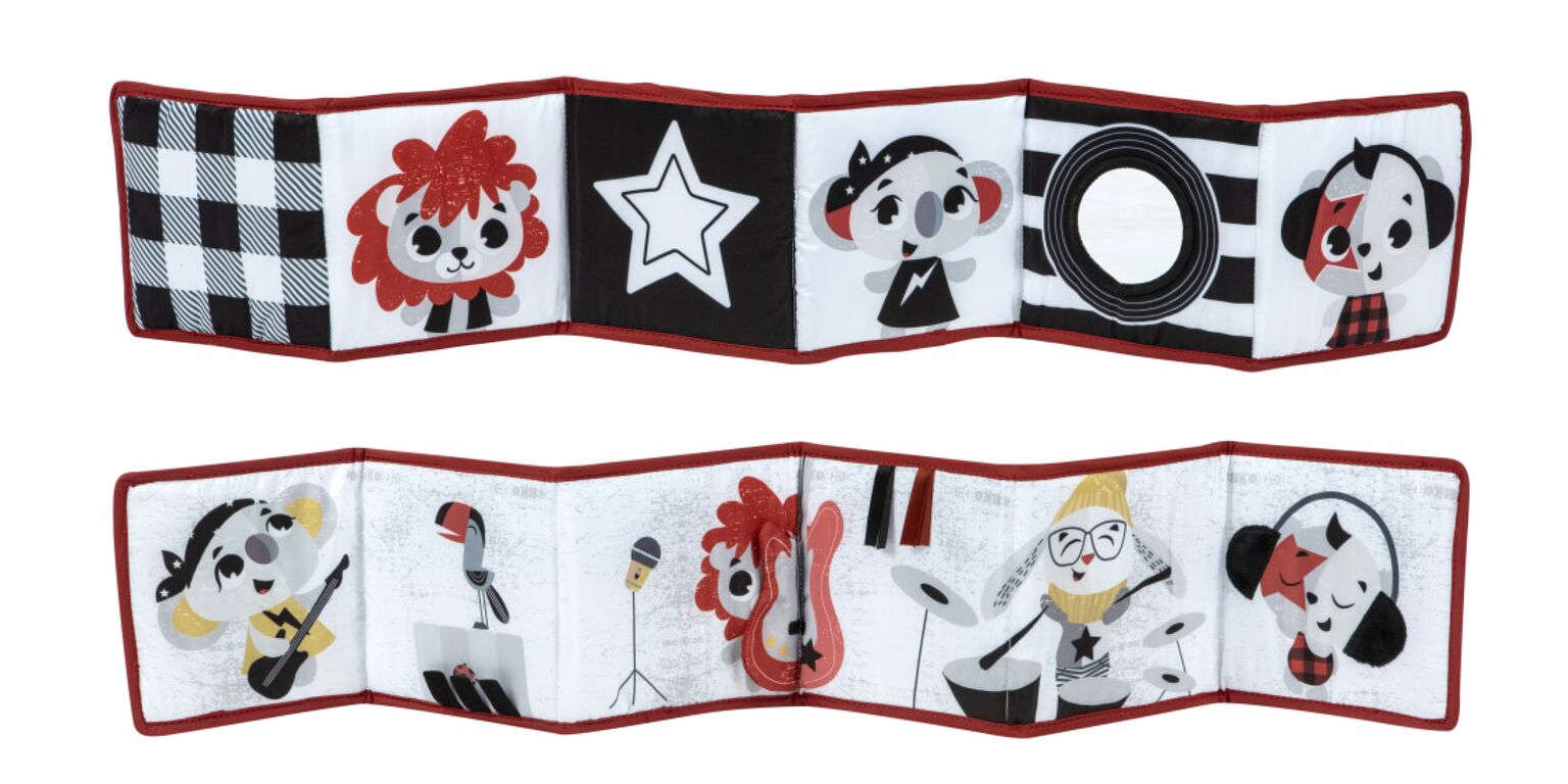 Tiny Love mīksta  grāmata Tiny Rockers