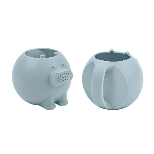 Badabulle silikona vannas rotaļlieta- krūze Hippopotamus