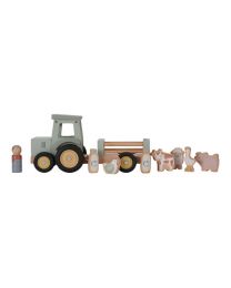 Little Dutch koka traktors ar piekabi Little Farm