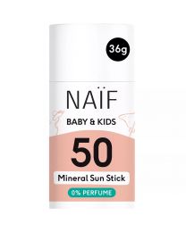 Naif minerālais saules aizsargkrēms zīdaiņiem un bērniem (bez smaržvielām) SPF50